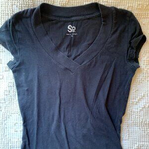 SO Black T-shirt Size XS